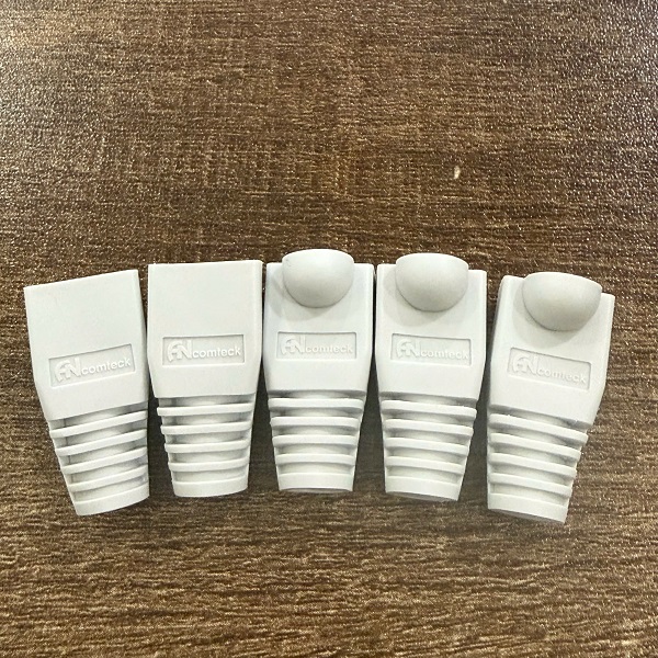 ĐẦU CHỤP MẠNG CAT5E, CAT6 màu trắng  ACT-04556WT